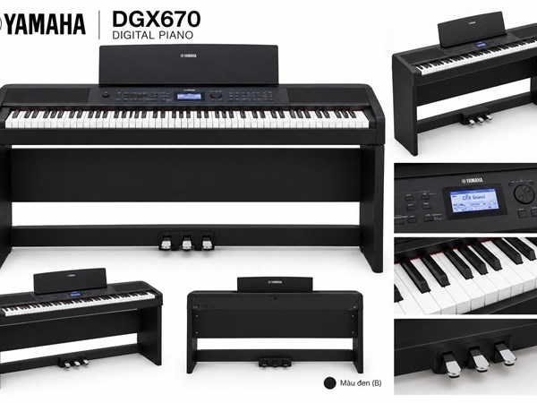 PIANO ĐIỆN YAMAHA DGX670 NEW